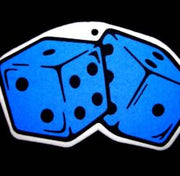 Blue Dice Air Freshener