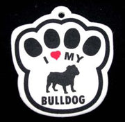 Bulldog Paw Shaped Air Freshener