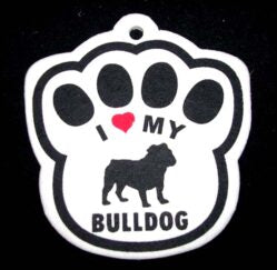 Bulldog Paw Shaped Air Freshener