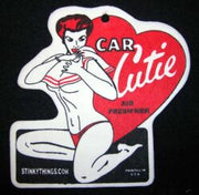 Car Cutie Rat Rod Vintage Bikini Girl Air Freshener