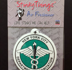 DSNY NYC Sanitation Department Car Air Freshener