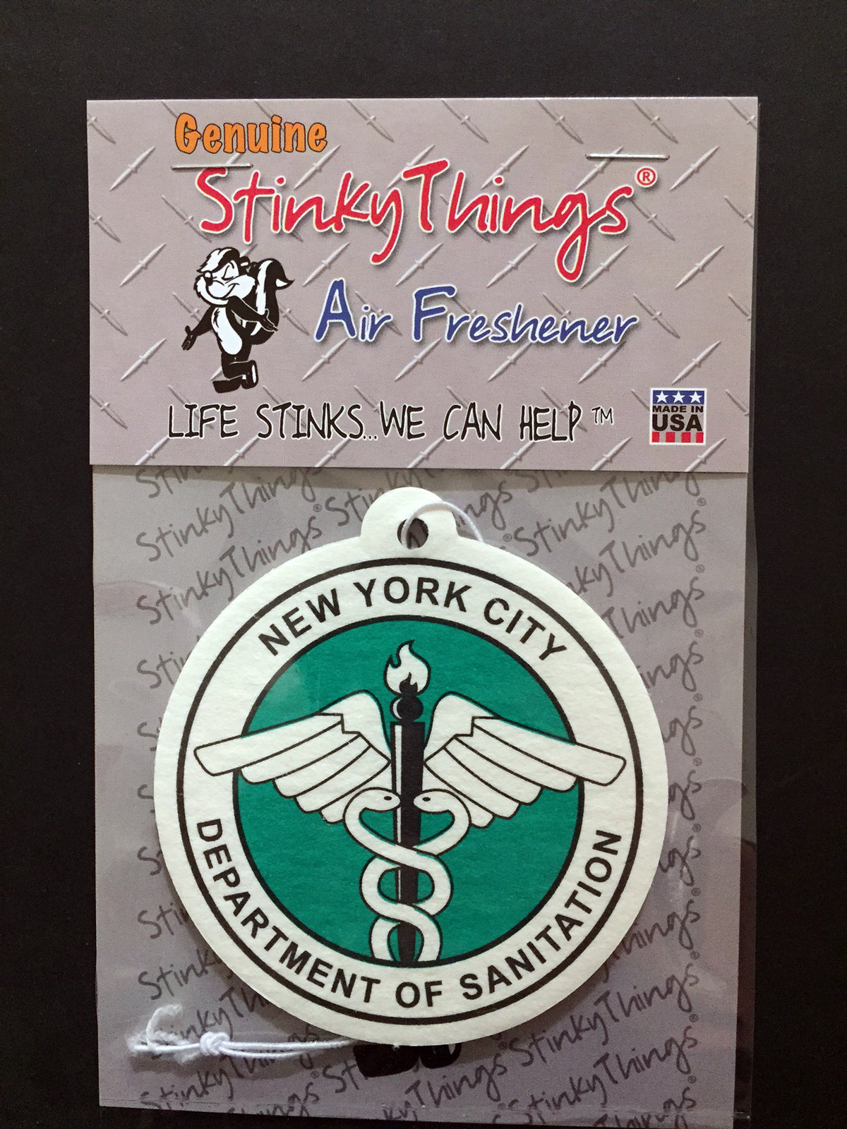 DSNY NYC Sanitation Department Car Air Freshener