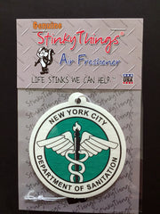 DSNY NYC Sanitation Department Car Air Freshener