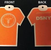 DSNY Sanitation ORANGE T-Shirt Air Freshener