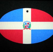 Dominican Republic Flag Air Freshener