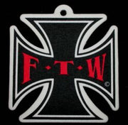 FTW Maltese Iron Cross Air Freshener