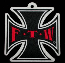 FTW Maltese Iron Cross Air Freshener