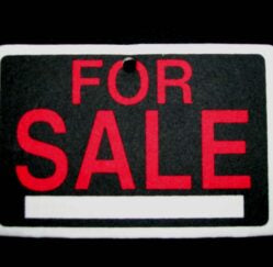 For Sale Sign Air Freshener