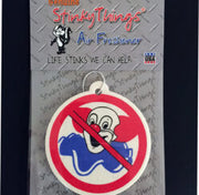 No Bozos No Clowns Car Air Freshener