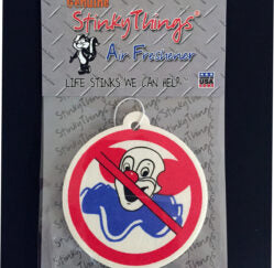 No Bozos No Clowns Car Air Freshener