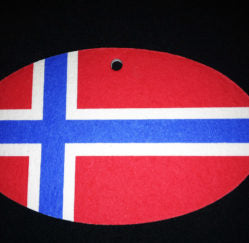 Norwegian Flag Car Air Freshener
