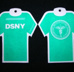 DSNY Sanitation T-Shirt Car Air Freshener