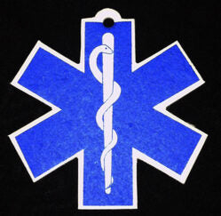 Star of Life EMS EMT Car Air Freshener