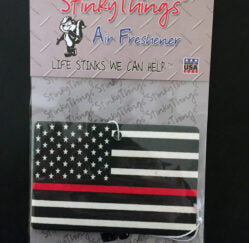 Thin RED Line American Flag Car Air Freshener