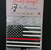 Thin RED Line American Flag Car Air Freshener