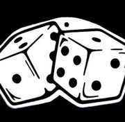 White Dice Air Freshener