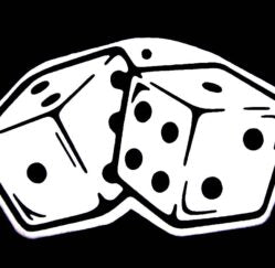 White Dice Air Freshener