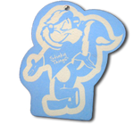 Light Blue Skunk Air Freshener