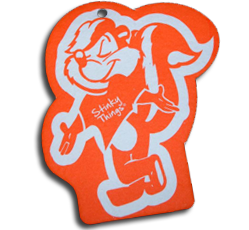 Orange Skunk Air Freshener